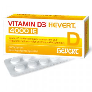 VITAMIN D3 HEVERT 4.000 I.E. Tabletten