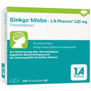 GINKGO BILOBA-1A Pharma 120 mg Filmtabletten